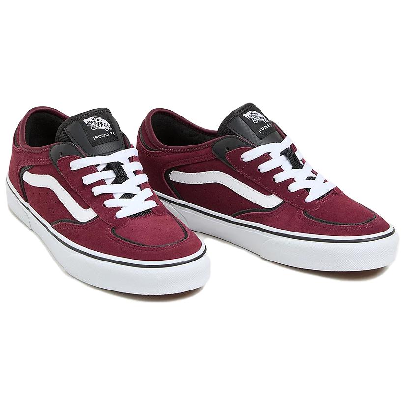 New Vans Rowley Low Top Skateboard Shoes Women's Red VN0A4BTT4QU