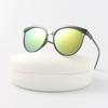 Round Cat Eye Sunglasses Woman Brand Designer Vintage Sun Glasses Female Fashion Shades Multicolor Big Frame