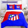 Set Biancheria da Letto 3 Pezzi con Stampa Atletico Madrid Morbido Delicato sulla Pelle Lavabile Copripiumino e Federe Set per Tutte le Stagioni Camera da Letto
