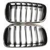 Plain Front Bumper Grille Grill /Middle Grille Radiator Grille For BMW X5 F15 X6 F16 2013-2018
