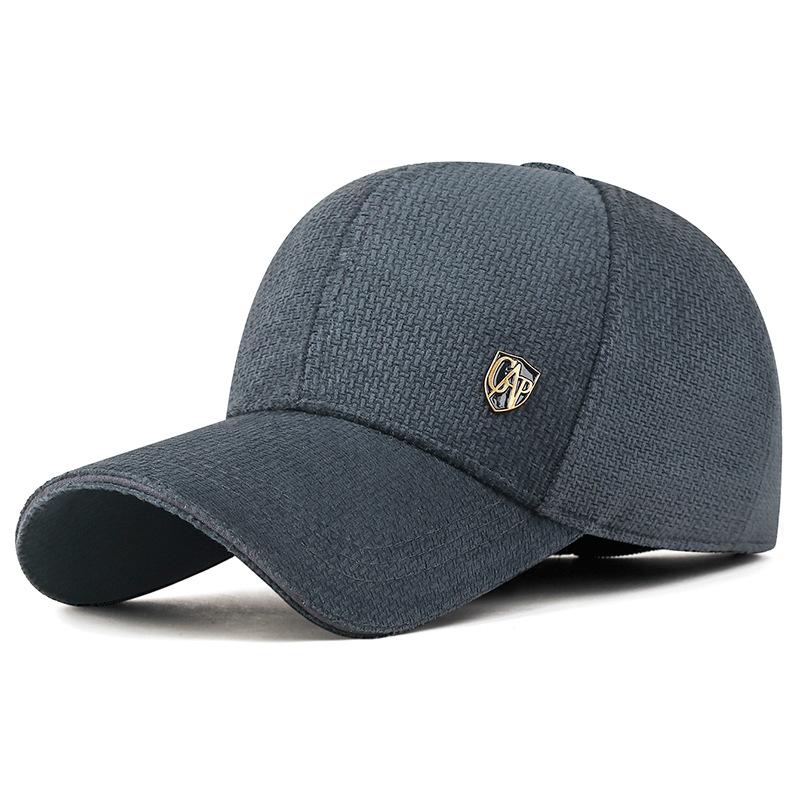 Northwood Men's Autumn Winter Velvet Thickened Cotton Baseball Cap Outdoor Warm Cold-proof Baseball Hats Outdoor Trucker Hats