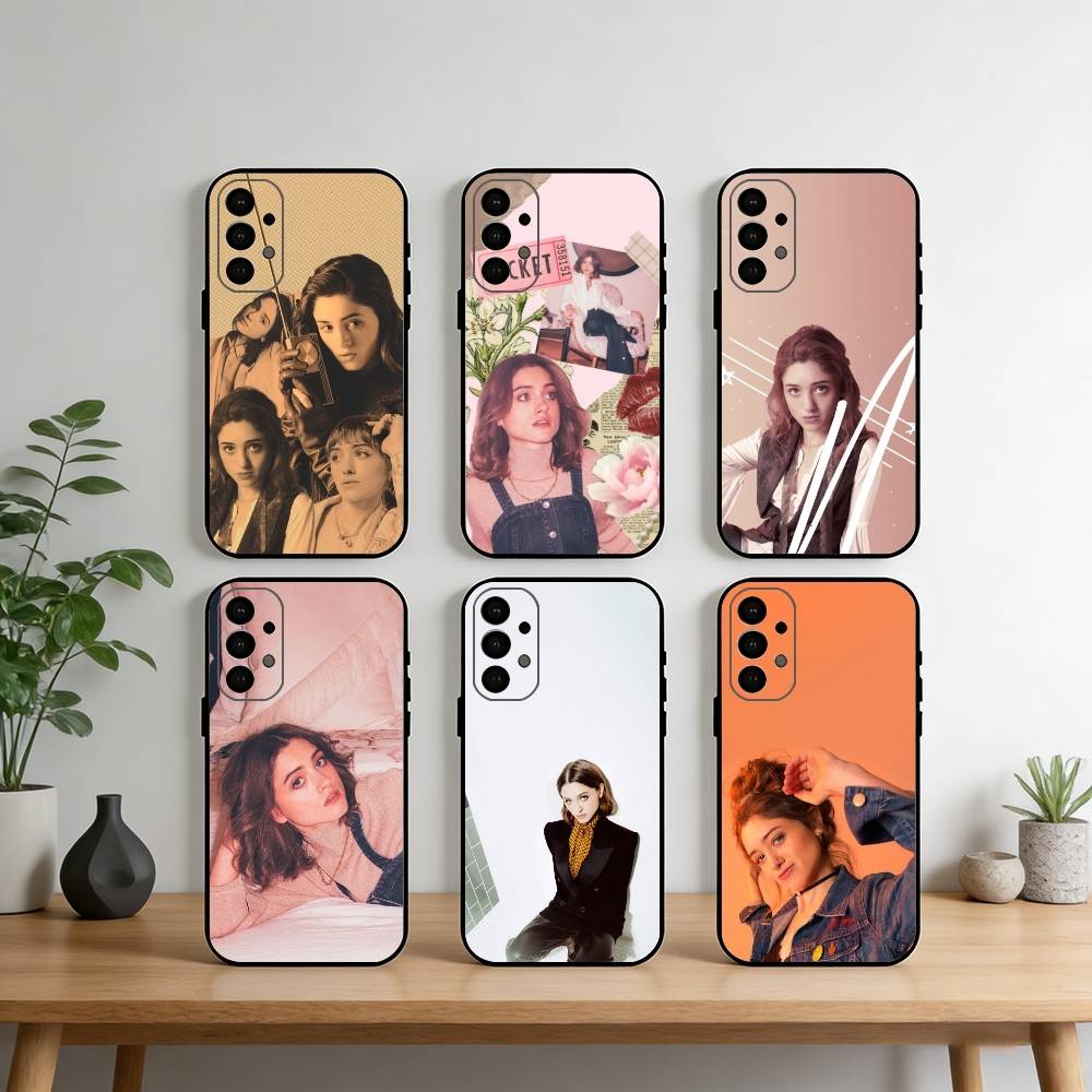 Actress Natalia Dyer Phone Case For Samsung S25,S24,S21,S22,S23,S30,Ultra,S20,Plus,Fe,Note,10,9,5G Black Cover