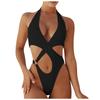 Women's Bikini Swimwear One-Piece Vintage Conservative Sexy Swimsuit Swimming Beachwear