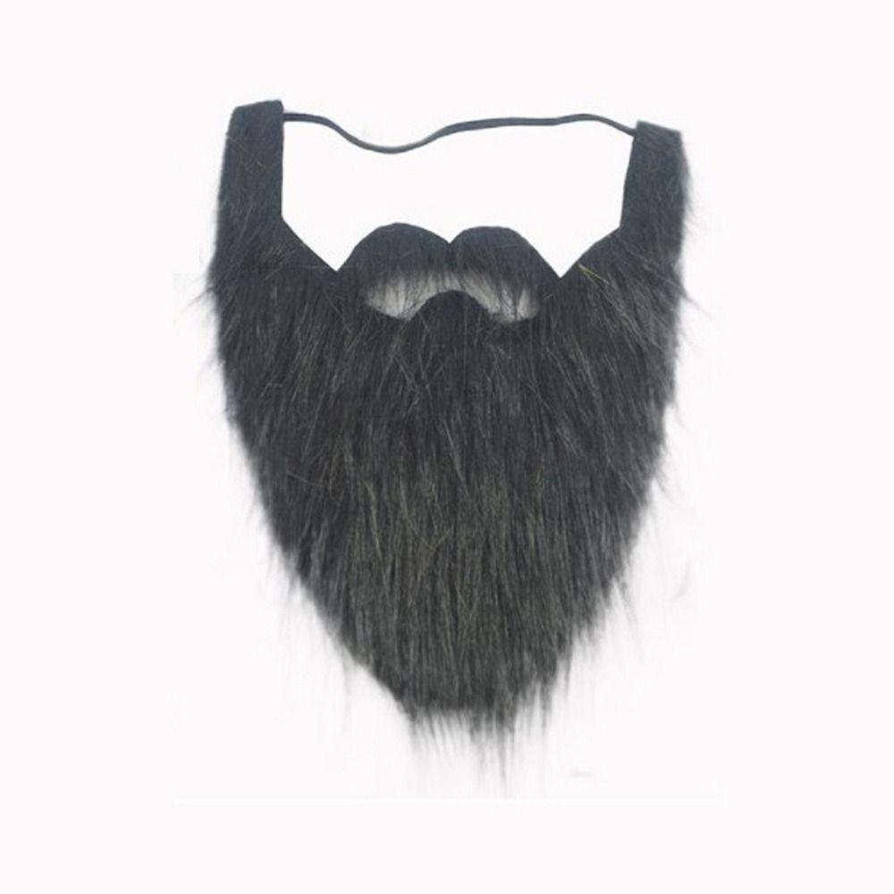 Afro Men's Fake Beard Wig Funny Halloween Cosplay Wig Fashion Wig Beard Makeup Party