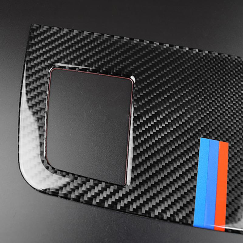 Adesivos de Acabamento de Cobertura da Moldura da Saída de Ar do Painel de Fibra de Carbono Para BMW E90 E92 E93 Série 3 2005-12 Acessórios Interiores de Carro