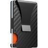 Carbon Fiber Minimalist Slim Wallet Carteira for Men Cartera Tarjetero Hombre RFID Cashback Credit Card Holder Luxury