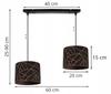 Hanging Lamp, Ceiling Chandelier, Lampshade, Pattern, Copper