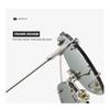Metal frameless sunglasses for fashion shows personalized unisex small frame irregular trendy eyewear