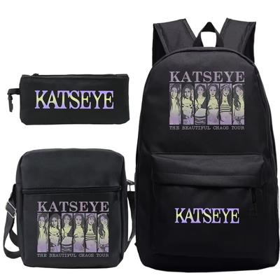 3pcs Girl Group Group Printed Children Backpack Set Boys Girls Schoolbag Students Lightweight Travel Rucksack Men Women Bags