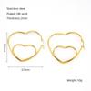 Trendy Double-Layer Heart Design Earrings: European & American Fashion, Versatile & Stylish for Women