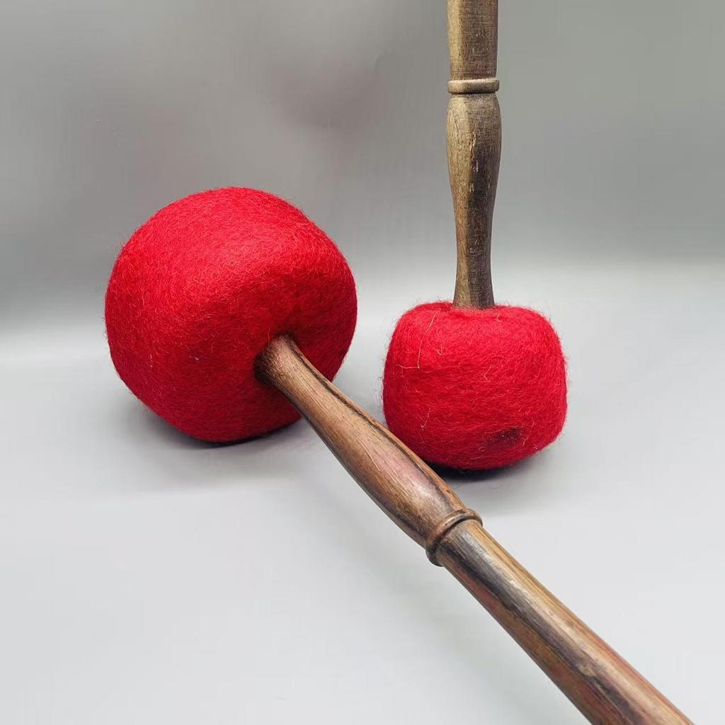 Nepal Handmade Wool Felt Singing Bowl Mallet - Sound Therapy Striker Stick
