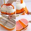 Portable Kawaii Lunch Box For Girls School Kids Plastic Picnic Bento Box Microwave Food Box With Compartments Storage Containers