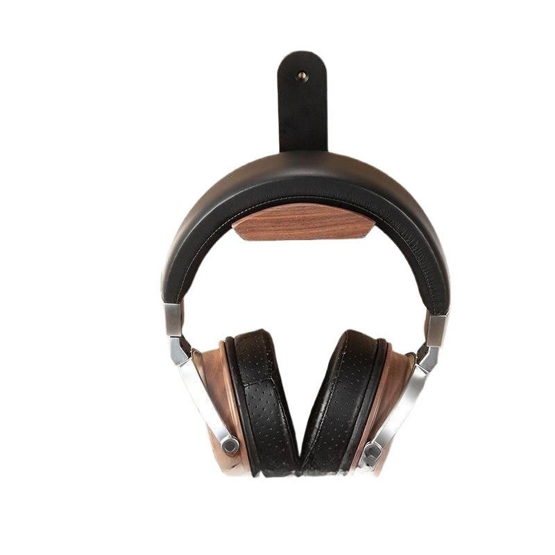 Walnut Wood & Metal Heavy Duty Headphone Stand