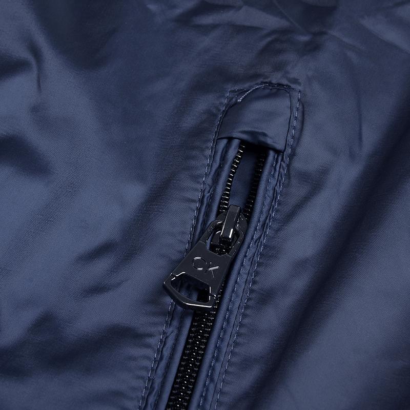 Calvin Klein Windbreaker Fashion Casual Hooded Zip Jacket Men Jackets Dark-Blue 1658724-NVY