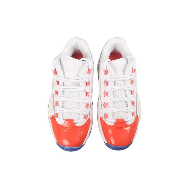 New Reebok Question Low Patent Toe Orange FX4999