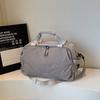 Compact Travel Duffel Bag with Adjustable Shoulder Strap Multiple Pockets Lightweight Weekender Bag