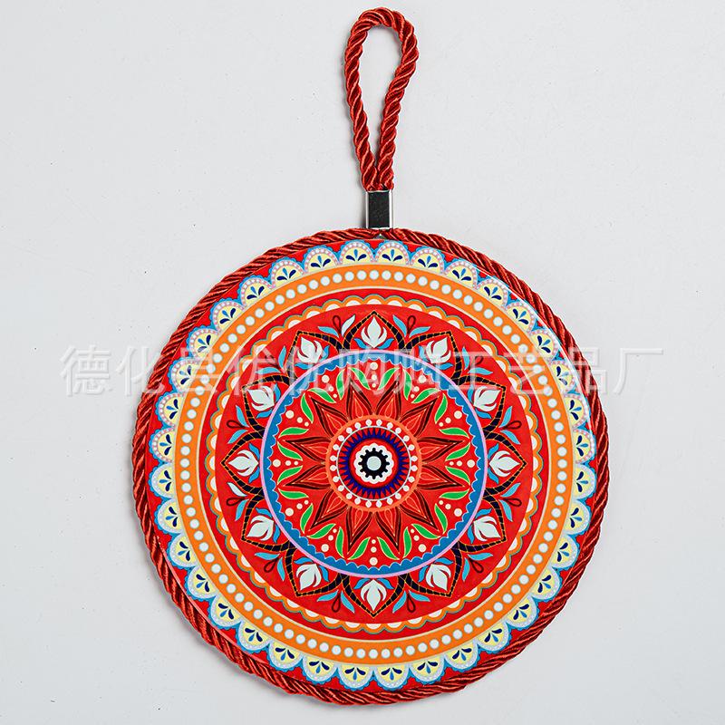 New Chinese Style Daily Dining Placemat Coaster Casserole Bowl Tableware Mat for Kitchen