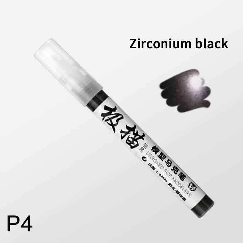 

9 Colors Metallic Marker Pen 1Mm Diy Reflective Paint Pen Permanent Marker Touch Up School Model Painting Marking