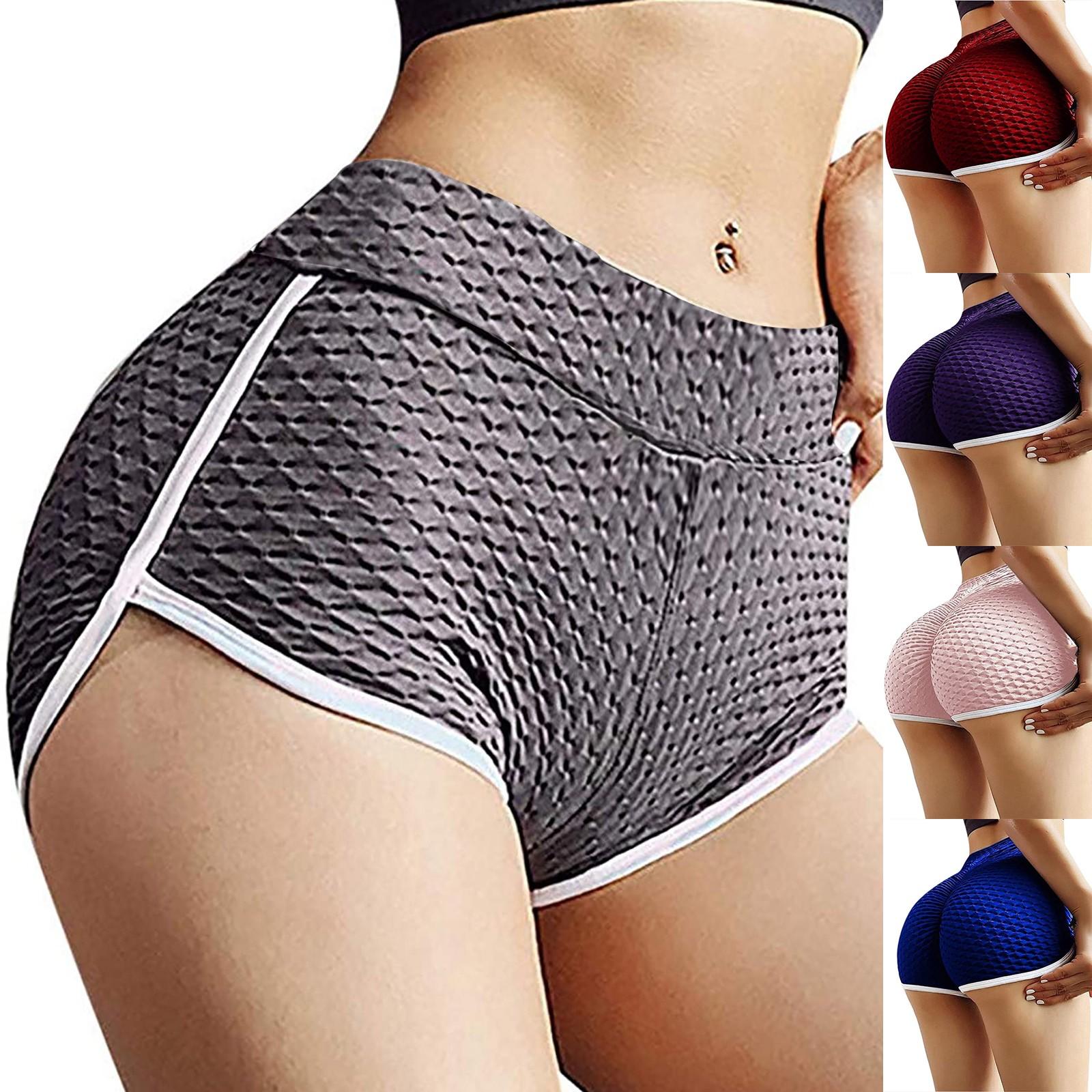 

Женские модные однотонные эластичные леггинсы с высокой талией, шорты для йоги