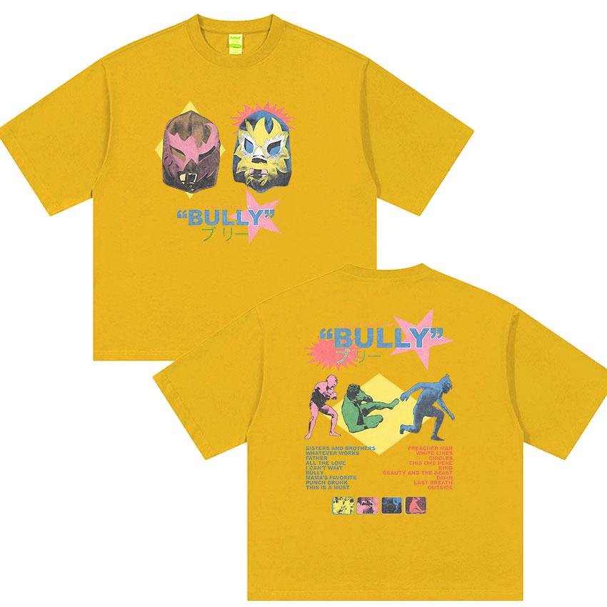 

Kanye West Bully Tour Album 2026 Merch Tshirts UNISEX Vintage High Quality Cotton Y2K Tshirt Hip Hop Short Sleeve Top Streetwear M