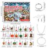 Christmas Jewelry Advent 24 Days Jewelry Making Set DIY Bracelet Countdown Calendar For Girls Adults Collectors Craft Lovers