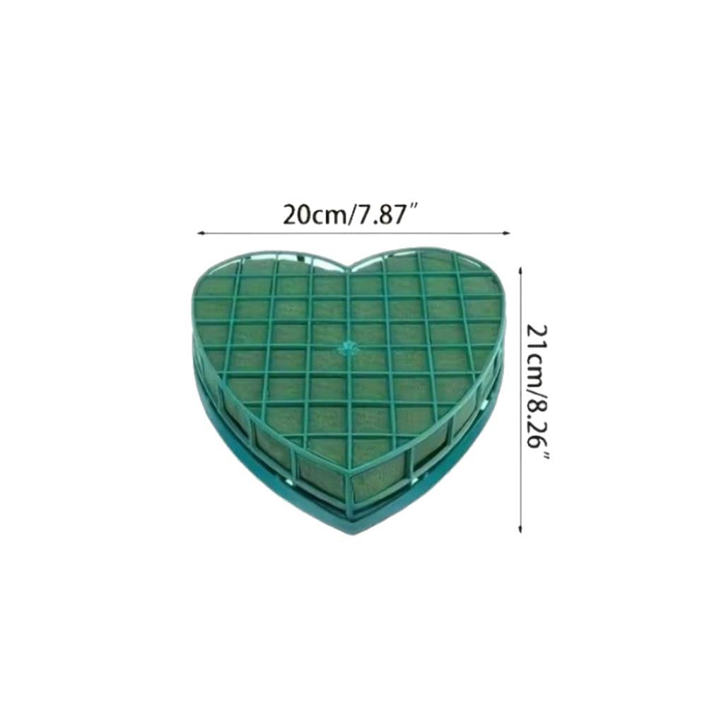 with Suction Cup Floral Arrangement Foam Heart Shaped Floral Foam Cage Tray  Party Decoration