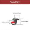 Car Fender Flares Edge Trim Fender Flare Rubber Seal Strip 2m 3m EPDM Rubber Seal For Automotive and Truck Wheel Wells