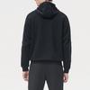 FILA Athletics Large Pocket Color Block Solid Color Sports Hoodie Men hoodies Black A11M141224F-BK