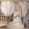 Fluffy Artificial Reed Boho Flowers Reed Vase Filler Artificial Pampas Grass Plant Farmhouse Home Wedding Decoration