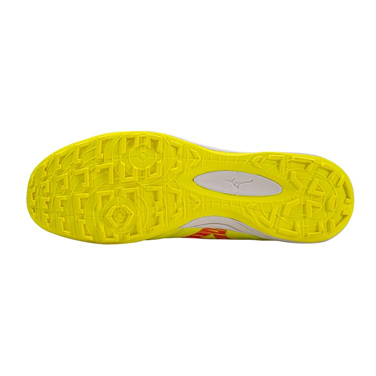 Mizuno Pro IV Pro As Comfortable Tf Rubber Studs Durable Soccer Shoes Men Soccer Shoes Yellow P1GD243445