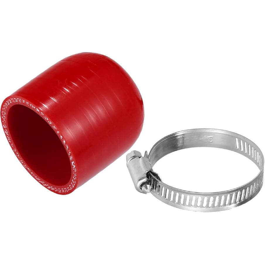 Reinforced Silicone Coolant Cap Kit, 0.71" ID Turbo Bypass Valve Cap Universal for Car Vacuum Throttle Body Water Port Fix Leak High Temperature