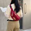 Women Nylon Sling Bag Casual Crossbody Chest Bag Lightweight Fanny Pack Multi Pocket Shoulder Bag Travel Hiking Waist Pack