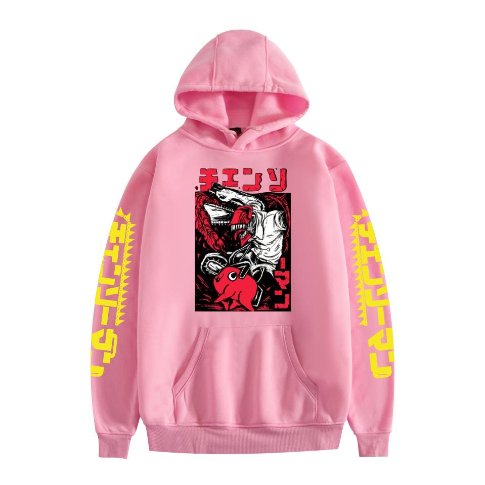 Chainsaw Man Hooded for Aldult Streetwear Hoodie Printed Unisex Hooded Pullover