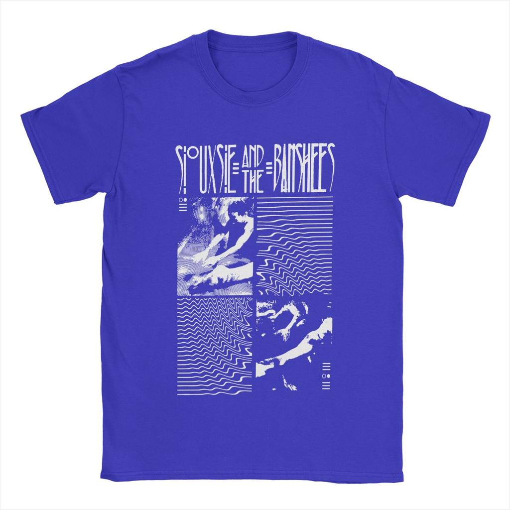 Siouxsie And The Banshees T-Shirts for Men Vintage Pure Cotton Tees Crew Neck Short Sleeve T Shirt Plus Size Tops