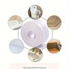 5 Rolls of Waterproof Heavy-Duty Tape, Waterproof and Mildew-Proof Seam Sealing Tape, Waterproof Strips for Bathroom, Stove, Toilet Gaps, Wall Corners