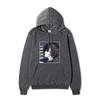 Men Women Fleece Hoodie Dazai Anime Portrait Tokyo Ghoul Kanji Autumn Winter Street Long Sleeve Sweatshirt