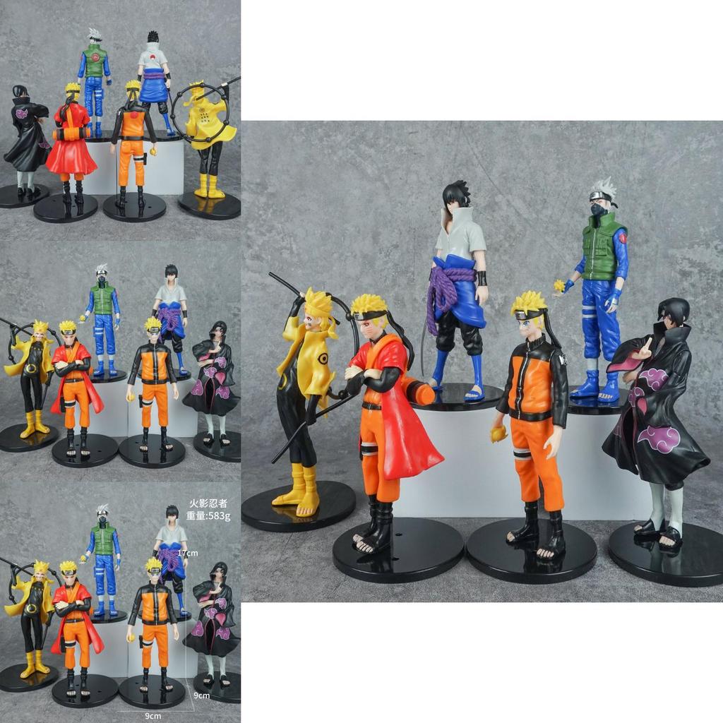 Naruto Sasuke Kakashi Itachi Anime Character Model For Display