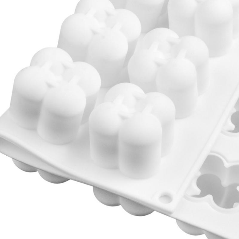 1Pc 15 Cavity Magic Cube Cake Mold Silicone Fondant Dessert Pastry Mould