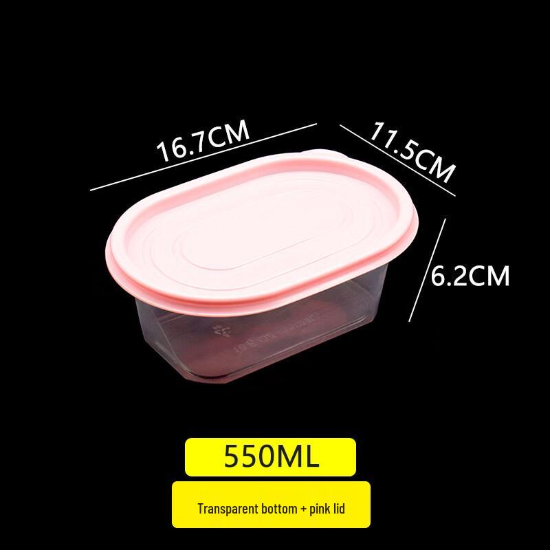 550ml Disposable Round Plastic Food Container
