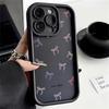 Custodia per Telefono per Motorola Moto G04 G24 G54 G05 G34 G75 G14 G15 E13 E40 E14 E22 E32 G9 G Play 2025 Cover Silicone Fiocco Rosa Custodia