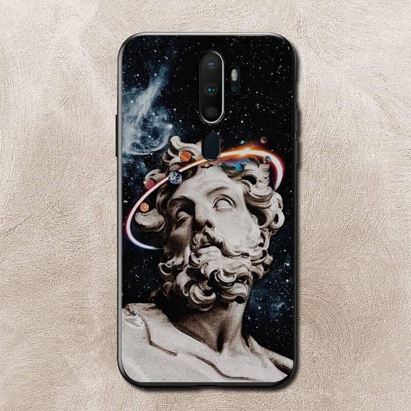 Mona Lisa Handyhülle für Vivo Y91C Y11 17 19 17 67 81 Oppo A9 2020 Realme c3