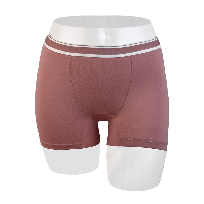 Women's Sport Extra Long Pure Cotton Breathable Anti-Chafing Boxer Briefs