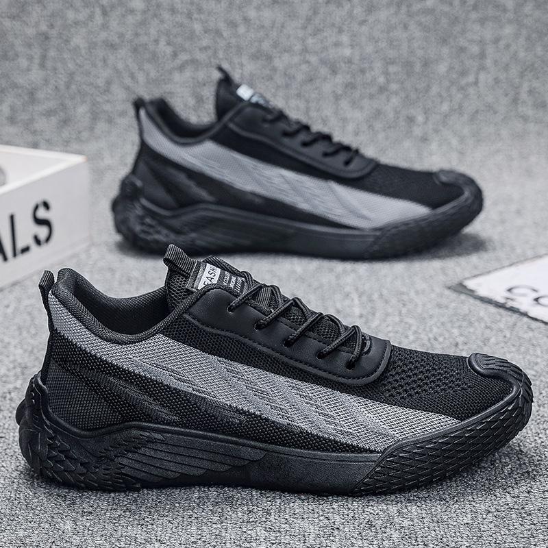

Весна 2025 года, новые дышащие мужские туфли, молодежные сетчатые туфли, повседневная обувь с плетением, универсальные мужские кроссовки для бега и спорта 39