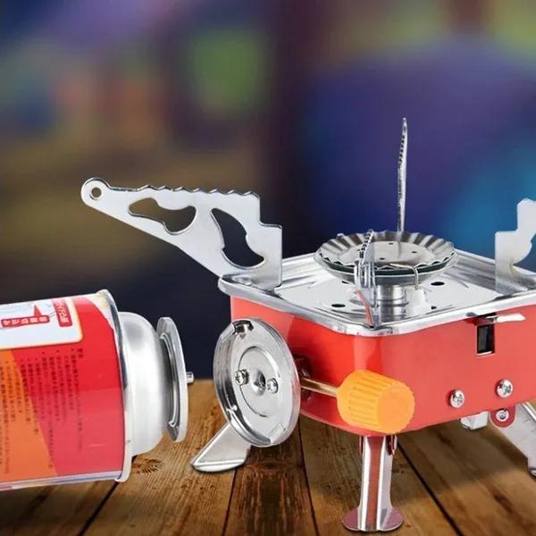 Portable Folding Cassette Stove Camping Cookware Outdoor Gas Stove Mini Square Stove