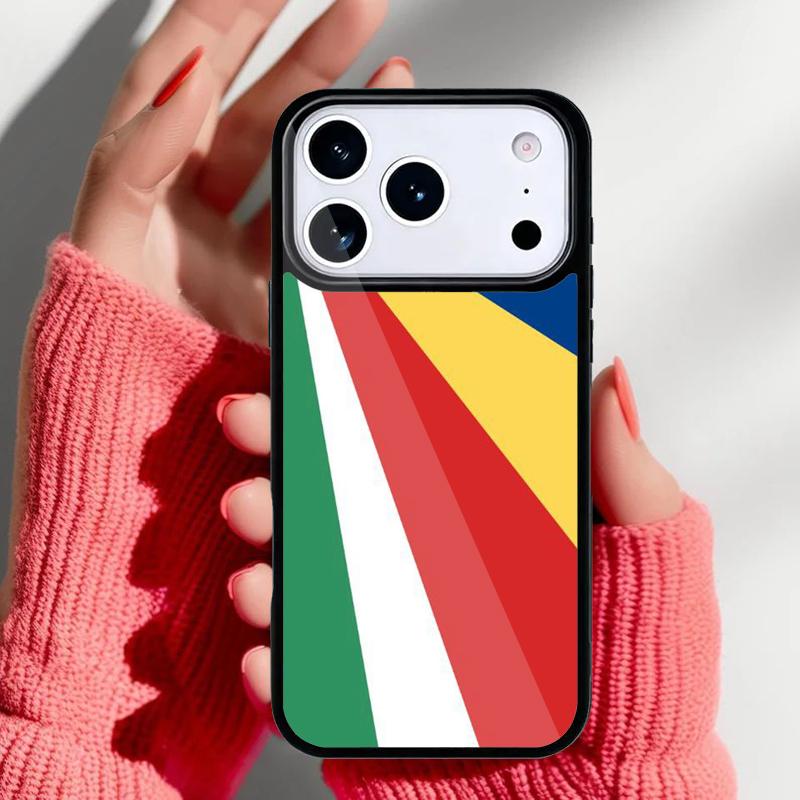 

Seychelles Flag Phone Case for iPhone 17 Air 16e 15 14 13 Pro Max Back Cover for 12 11 Pro Coque iPhone 16 Pro Max