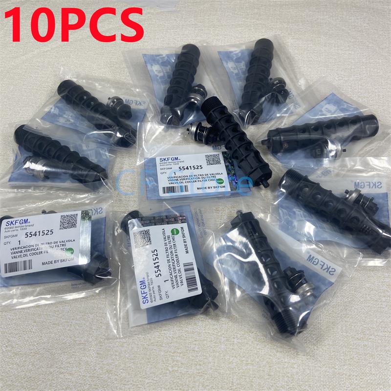 10PCS Engine Oil Cooler Filter One Way Valve For Chevrolet Aveo Cruze Sonic Trax Orlando Vauxhall Opel Astra Zafira 5541525