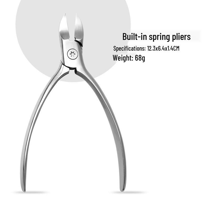 

Набор ножниц для лечения паронихии: Косые кусачки для ногтей и клещи с клювом орла для лечения вросшего ногтя. Single Piece