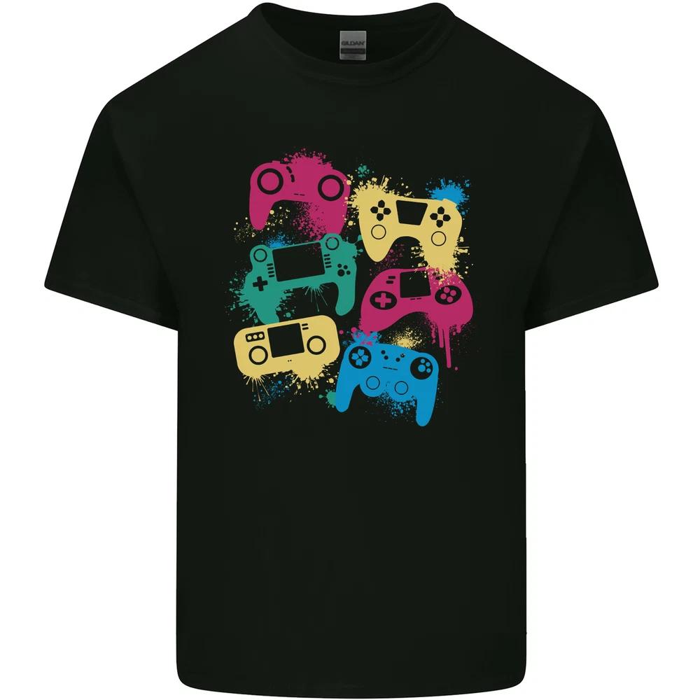 Joystick Art Gaming Gamer Controller Video Game Unisexs Light Cotton TShirt S