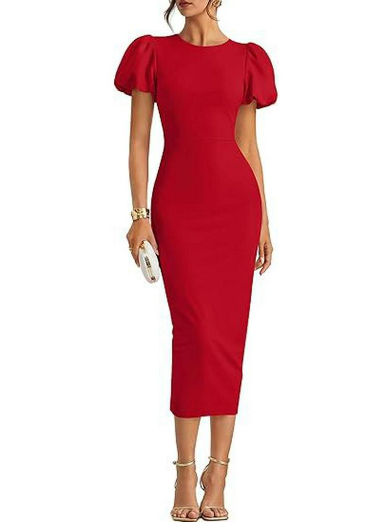 2026 Elegant Slit Slim Fit Dress for Women