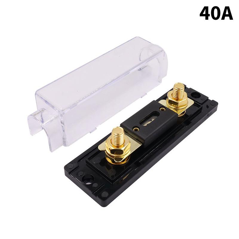 Porte-fusible d'amplificateur de type lame d'alimentation automobile, boîte à fusibles, réservoir de fusibles audio, fusible automobile